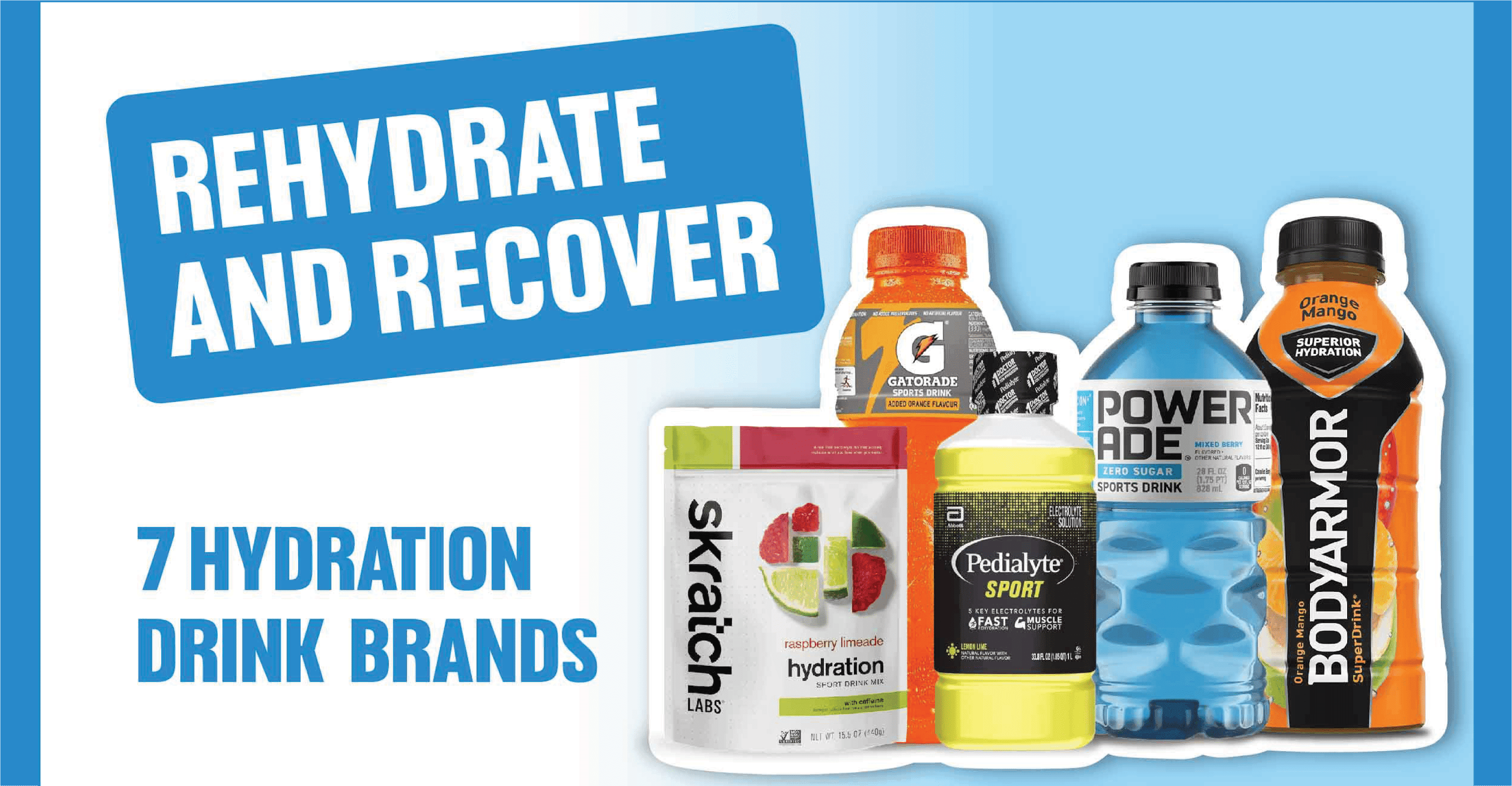 Hydration drinks for athletes