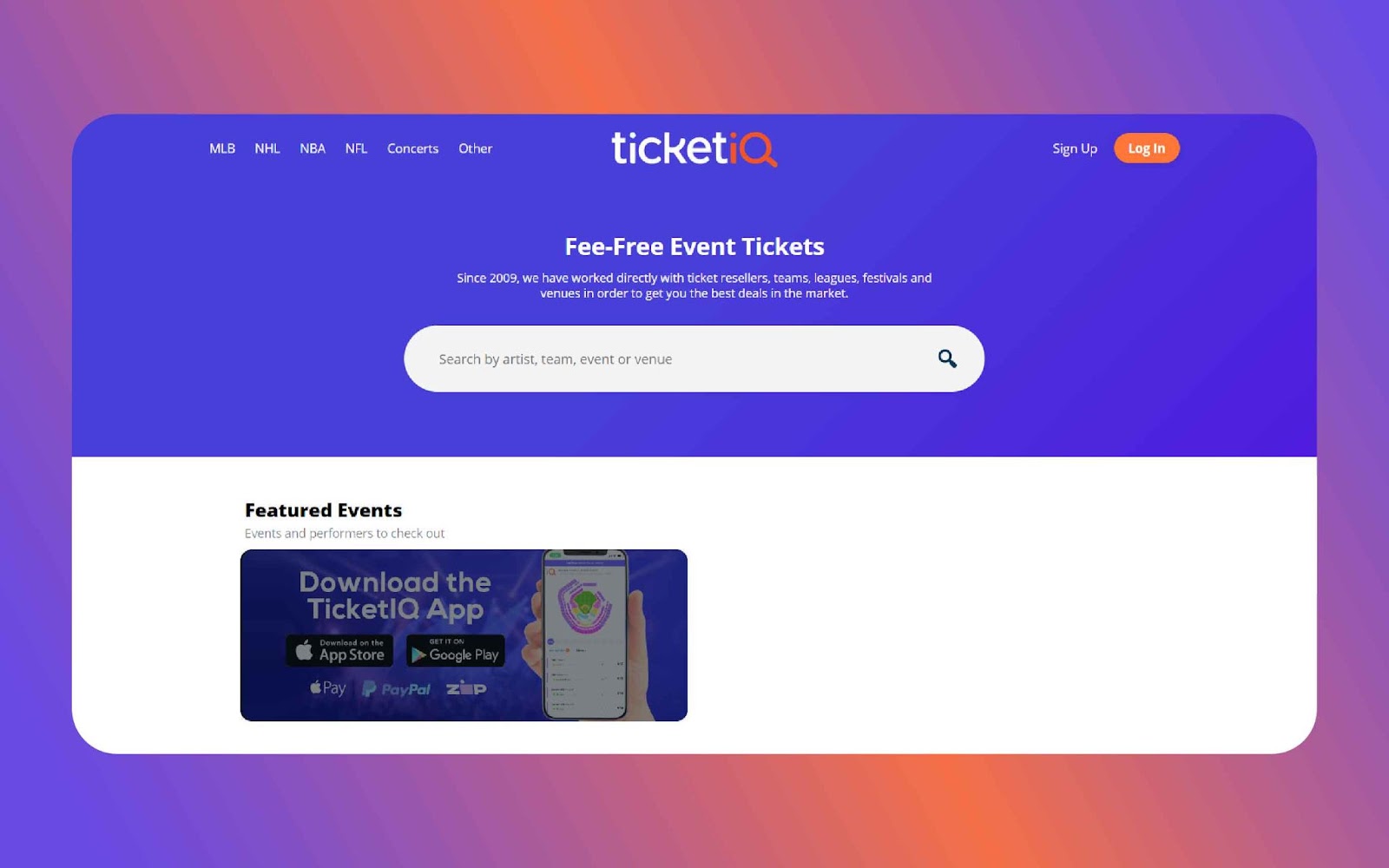 TicketIQ - best site for sports tickets