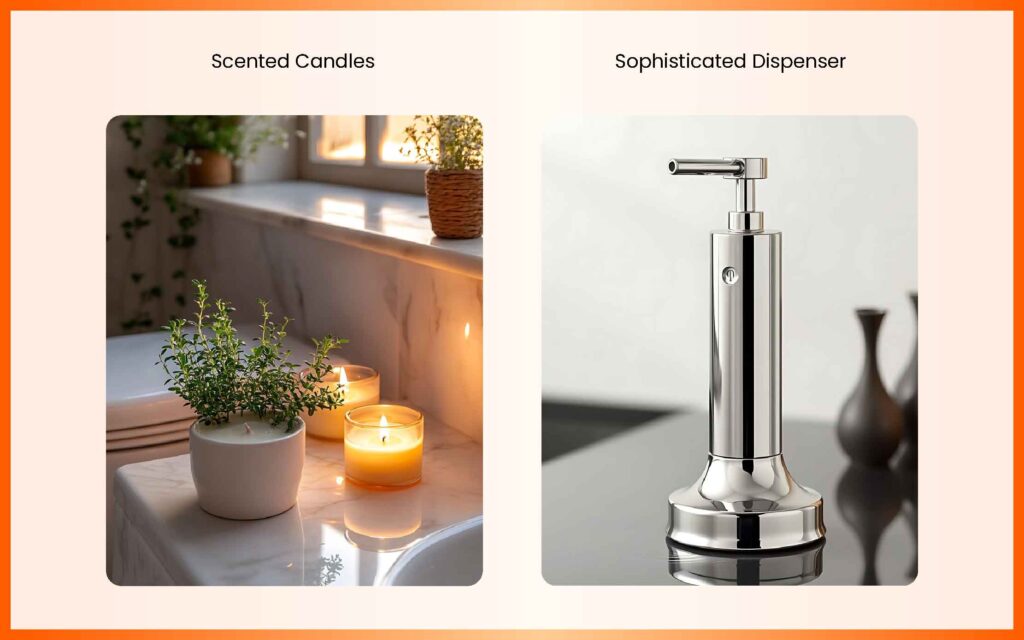 scented candles and dispensers 