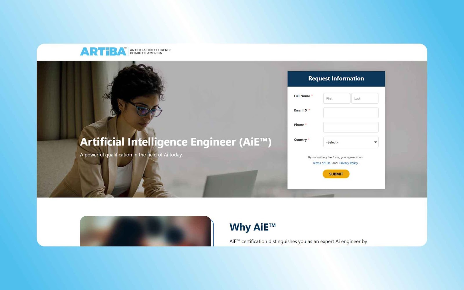 Artificial Intelligence Engineer (AIE) Certification Process by the ARTiBA